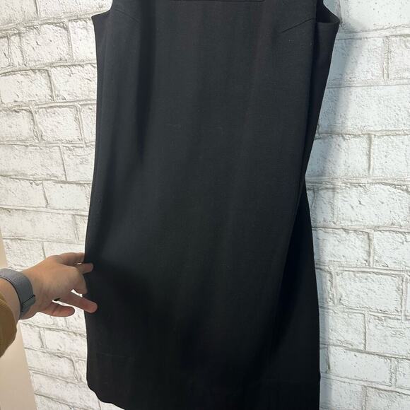 Diane von Furstenberg Dress Ceecee Beaded Shift Sleeveless Black 4 - Picture 7 of 13